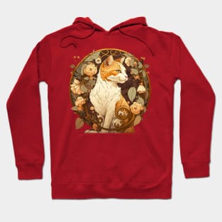 Art Nouveau Cat Hoodie